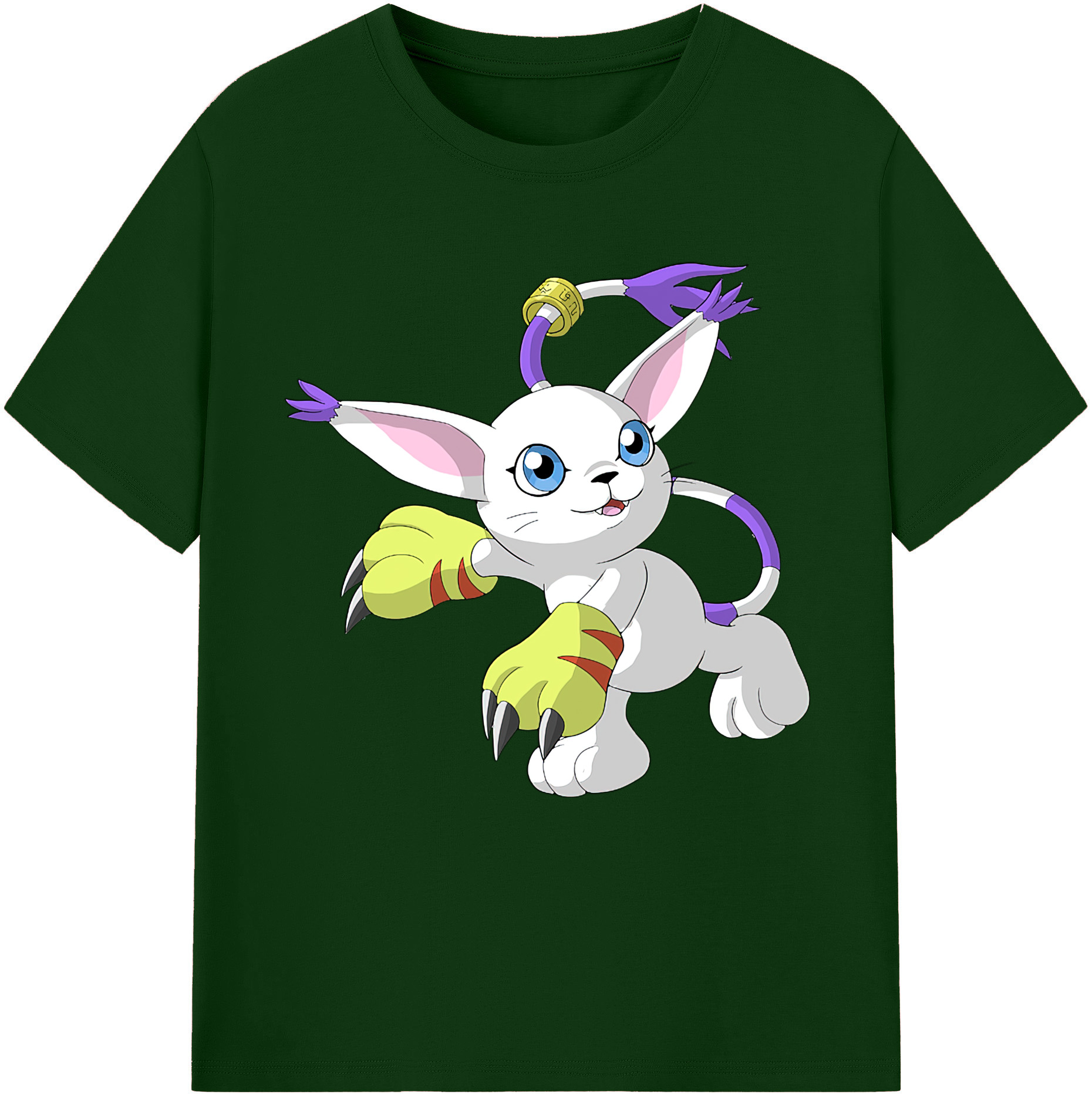 （画像用） Digimon デジタルモンスター/デジモン 綿100％半袖Tシャツ（フロントプリント）